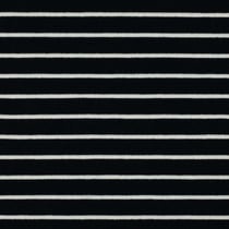 Tissu Jersey Eponge Poppy Rayures blanches sur fond Bleu marine