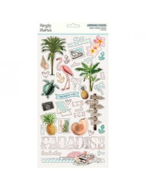 Chipboard Vintage Coastal Simple Stories