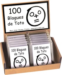 Boite de 100 blagues de Toto