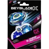 Toupie beyblade x courage dran s 6-60v cx - type attaque - pack toupie et lanceur - hasbro g1677