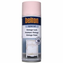 Spray de peinture - Rose rouge - Effet vintage - Bois et métal - Belton