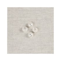 Bouton demi-perle blanc