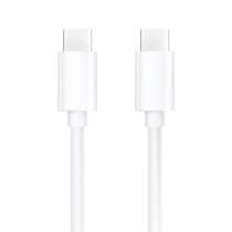 Mayaxess Câble iPhone 16 / 15 USB-C vers USB-C 20W 1 mètre Blanc