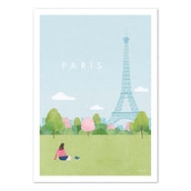 Affiche 30x40 cm - Paris Version 2 - Henry Rivers