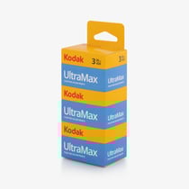 KODAK Blister Ultramax 135-24 Tpack - Pack de 3 Pellicules 35mm, ISO 400, 36 Exposiciones, Idéales pour Photos en Intérieur et en Extérieur