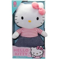 Peluche - HELLO KITTY - HKT131 - Modele robe denim - 30 cm - Des 3 ans