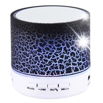 Enceinte Bluetooth Portable LED Lumineuse Mains-Libres Carte TF 32GB Noir YONIS