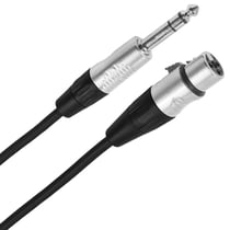 Câble micro Plugger Câble XLR femelle 3b - Jack mâle stéréo 3m Touring