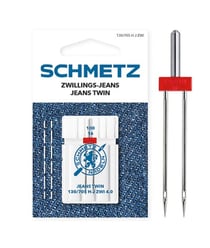 Aiguille jeans double - Dimension 4,0/100 - 130/705H-J ZWI - 1 Pce - Schmetz taille n°100