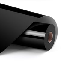 LOKLiK – Vinyle Adhésif Permanent Brillant – Noir – 30.5 x 180 cm