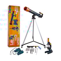 Kit Microscope Télescope Jumelles Levenhuk LabZZ MTB3