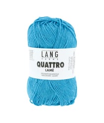 Fil à tricoter de coton QUATTRO LAME - Lang Yarns 79 Bleu