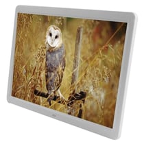 Cadre Photo Numérique Port USB Lecteur Multimédia Films LCD Tft MP3 Stéréo Blanc YONIS