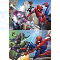 Puzzle spider-man et le bouffon vert - 2 x 48 pieces - collection super heros spiderman - educa - 18099