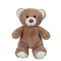 Peluche - Ours Trendy taupe, l'ours à câliner, 24 cm