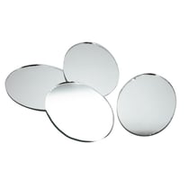 SACHET DE 4 MIROIRS OVALES 50*37mm
