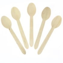 10 Cuillères en Bois - Biodégradable