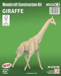 Maquette en bois Girafe