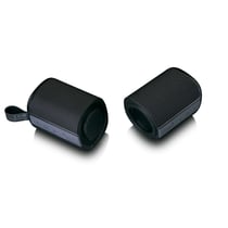 Lenco 2 - Enceinte sans fil Bluetooth, IPX7 : Resiste aux eclaboussures - Noir