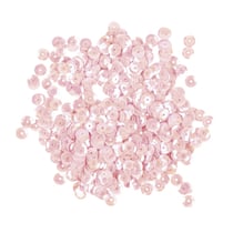 Paillettes bombées, 6mm ø, rose irisé, boîte - 4000 pces