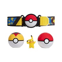 Pokémon - Ensemble pour ceinture Clip'n'Go Poké Ball, Niveau Ball & Pikachu