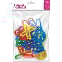 Emporte-pièces pour pâte à modeler Alphabet 26 pièces