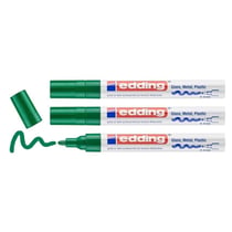 Lot de 3 marqueurs peinture brillante - EDDING - Vert - Pointe 2-4 mm