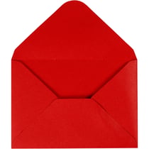 Enveloppes 115 x 160 - Rouge - 10 pcs