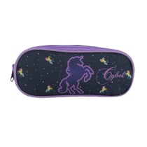 Trousse scolaire 2 compartiments Cybel Bleu - BAGTROTTER