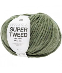 Laine à tricoter Essentials SUPER TWEED Super Chunky 100 gr - RICO Design 04 Vert
