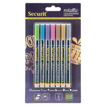 Feutres craie metallic - 7 crayon - mine de 1-2mm - Securit