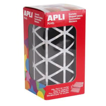 Apli Agipa - Gommettes rouleau Triangle 20 mm noir x 2 832