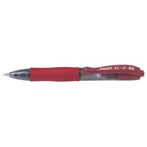 Lot de 12 Stylos roller encre gel Pilot G2 XS7 Pixie bordeaux