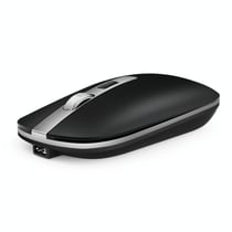 Souris Sans Fil Rechargeable Silencieuse Haute Résolution Pour Bureau Et Gaming Noir YONIS