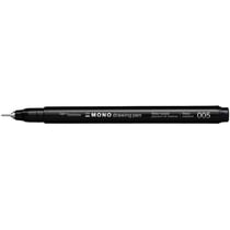 Lot de 4 feutres fins MONO drawing pen - TOMBOW - Pointe métallique 0,20 mm - Noir