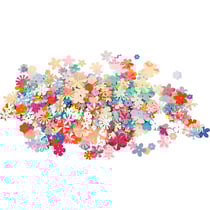 Sequins Paillettes, dim. 6-20 mm, ca. 9780 pièce, couleurs pastel, 250 gr/ 1 Pq.