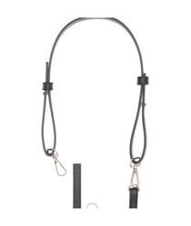 Bandoulière de Sac à Main Courte Rico Design - Un Accessoire de Style et de Praticité Noir/Argent