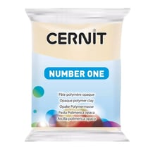 Pâte polymère - Opaque - A cuire - Pâte à modeler - Sahara - Bloc de 56g - Cernit - Number one