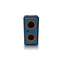 Muse Party Box - enceinte sans fil bluetooth + lumière multicolore - noir - bois