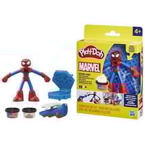 Play-Doh Spider-Man, coffret Mon créateur de toiles avec figurine flexible et pâte a modeler, des 4 ans, Marvel