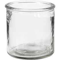 Bougeoir pour bougies chauffe-plat, H : 7,8 cm, d 7,8 cm, 6 pièces/ 1 Pq.