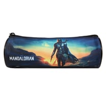 Trousse scolaire ronde Star Wars / The Mandalorian Noir - BAGTROTTER