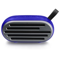 Mini Enceinte Bluetooth TWS Haut-Parleur Métal 4W Autonomie 7H Appel Mains-Libres FM Bleu YONIS
