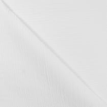Tissu Crépon Blanc