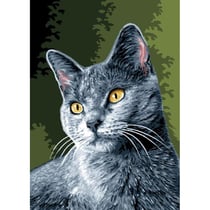 LUC - Canevas antique Chartreux 32x50cm