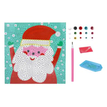 Diamond painting Strass Père Noël 15 cm