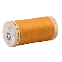 Bobine de fil 100% coton bio 275m vieil or