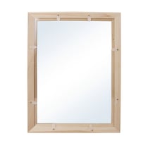 Cadre bois av.verre acrylique,FSC MixCred, 35x26x0,7cm, av. double disque acrylique