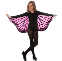Ailes papillon rose pour enfant