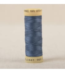 Bobine fil coton 90m fabriqué en France - Bleu roy C441